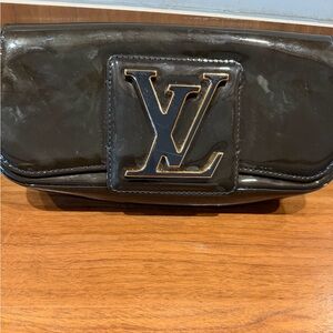 Louis Vuitton Glossy Black Clutch